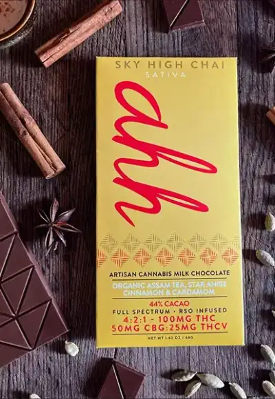 Sky High Chay chocolate bar
