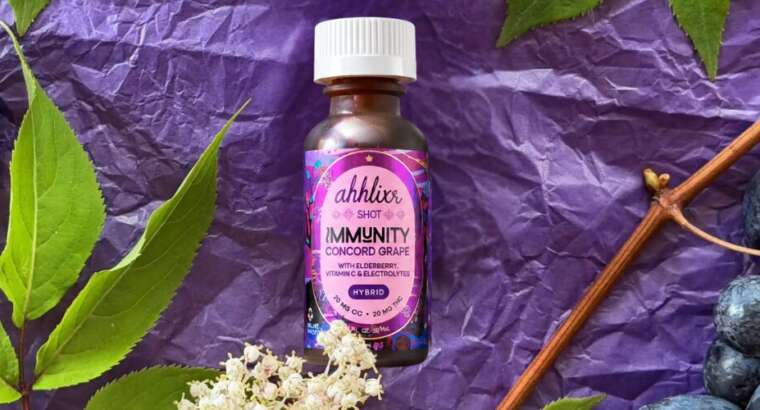Immunity Shot, Meet Cannabis: Ahhlixr Immunity Concord Grape Is the Wellness Shot That Supports From the Inside Out
